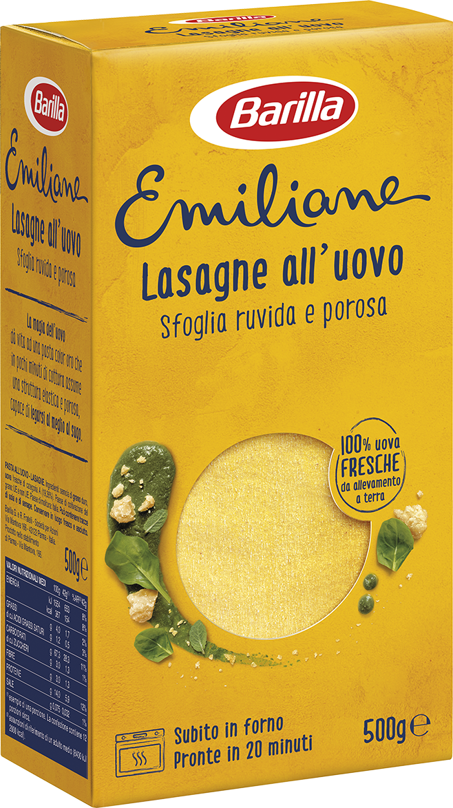 Barilla emiliane lasagne pack