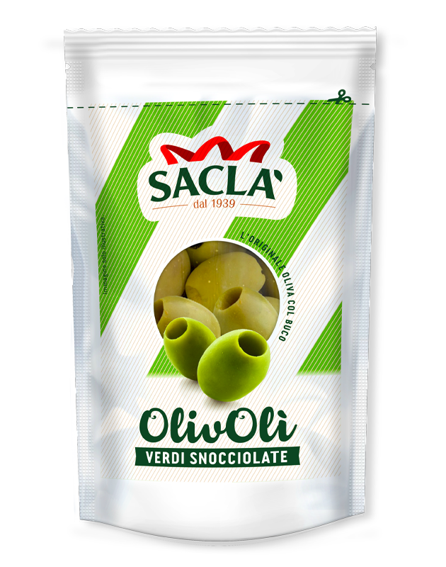 Sacla' olive verdi snocciolate