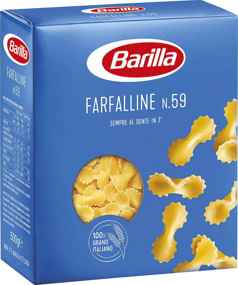 BARILLA - Pâtes alimentaires Farfalle Nr. 265 50…