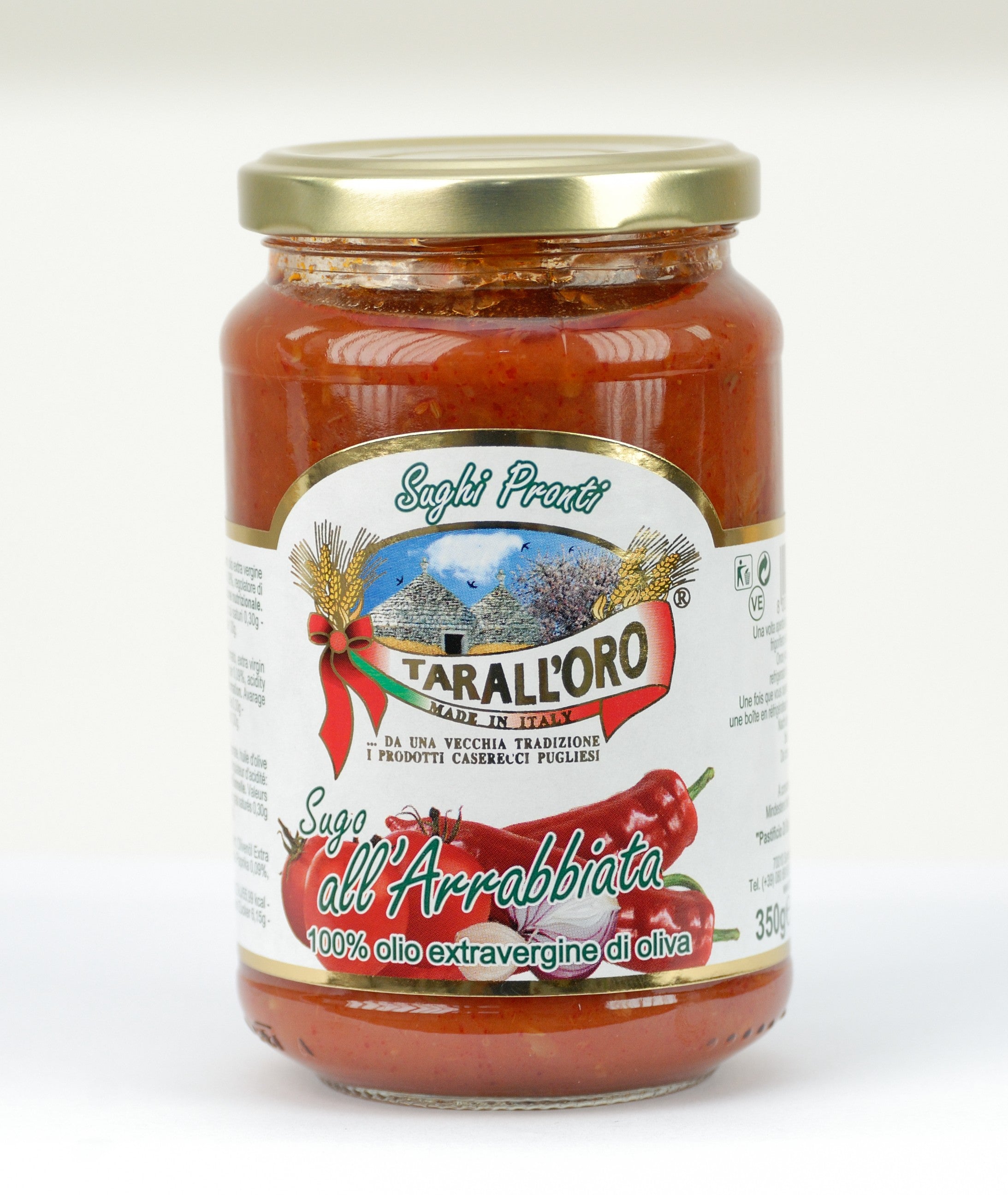 Tarall'Oro Sugo All'Arrabbiata 350g - Default Title - Little Italy Ltd