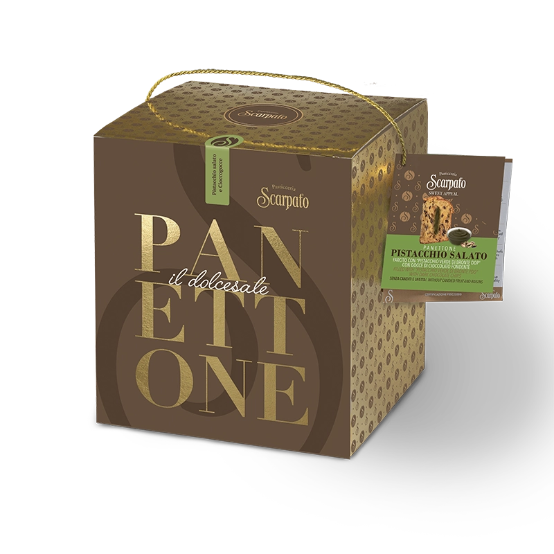 Scarpato Panettone Salted Pistacchio 1kg