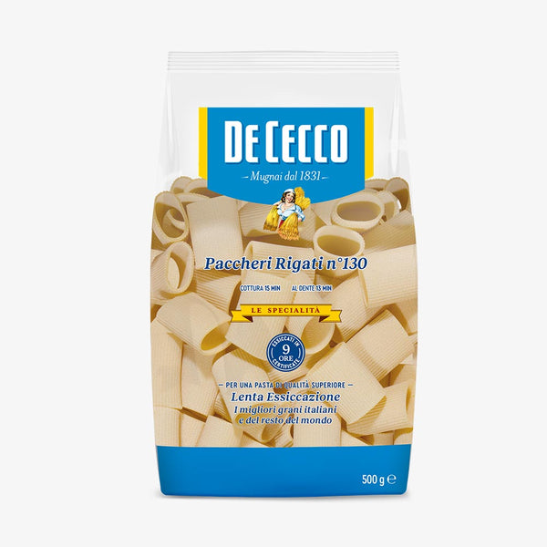 De Cecco Paccheri Rigati no. 130 500g