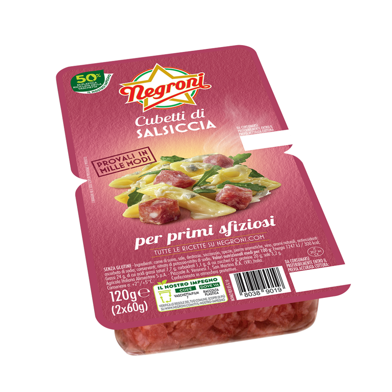 Negroni Cubetti di salsiccia 60g