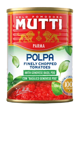 Mutti Finely Chopped Tomato & Basil 400g