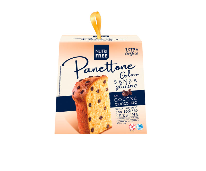 Nutrifree Panettone Chocolate chip Gluten and Lactose Free 600g