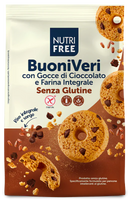 Nutrifree Buoni Veri with Chocolate Chips and Wholemeal Flour Gluten Free 250g
