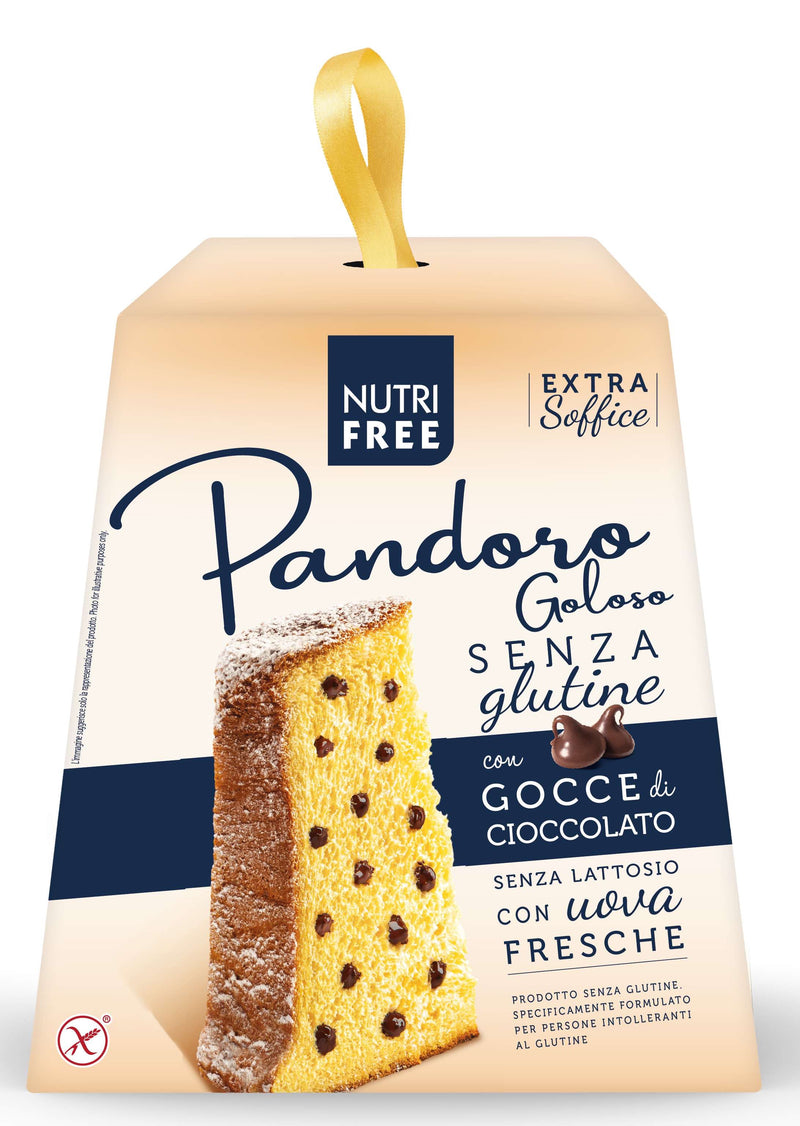 Nutrifree Pandoro Chocolate Chip Gluten and Lactose Free 600g