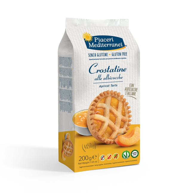 Piaceri Mediterranei  Crostatine Apricot Gluten free 200g