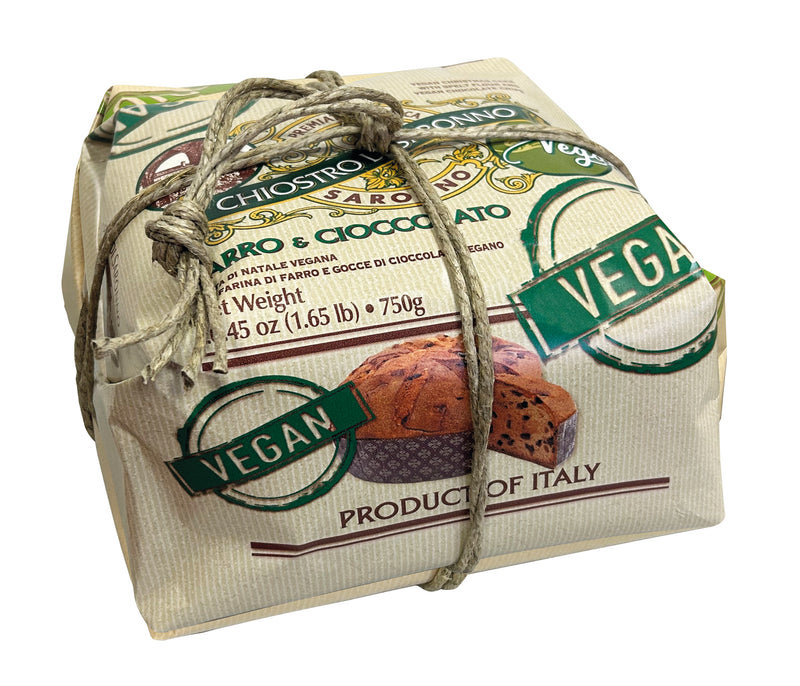 Lazzaroni Panettone Dolce di Natale Farro & Cioccolato 750g (Vegan)