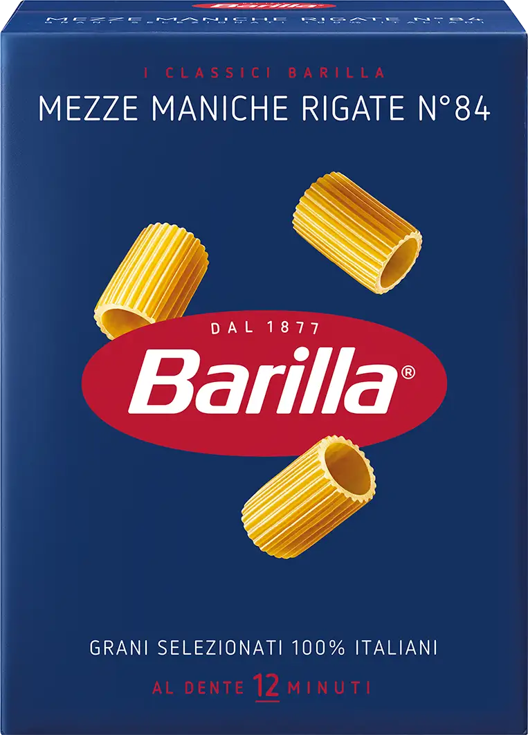 Barilla Mezze Maniche Rigate n.84 500g