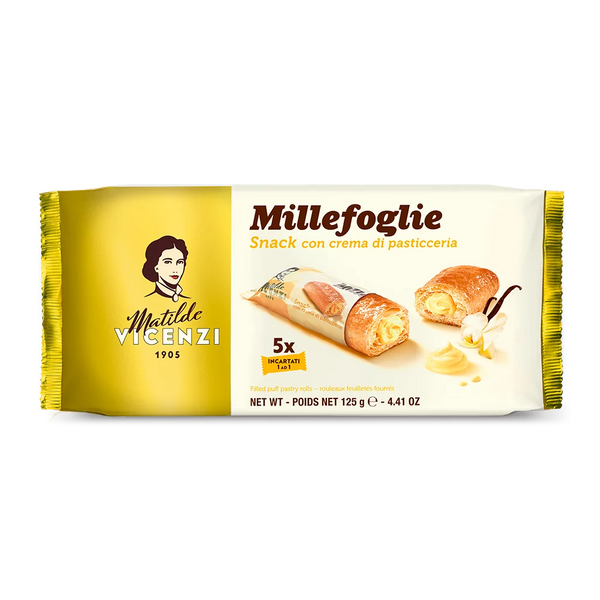 Matilde Vicenzi Millefoglie Minisnack Crema 125G