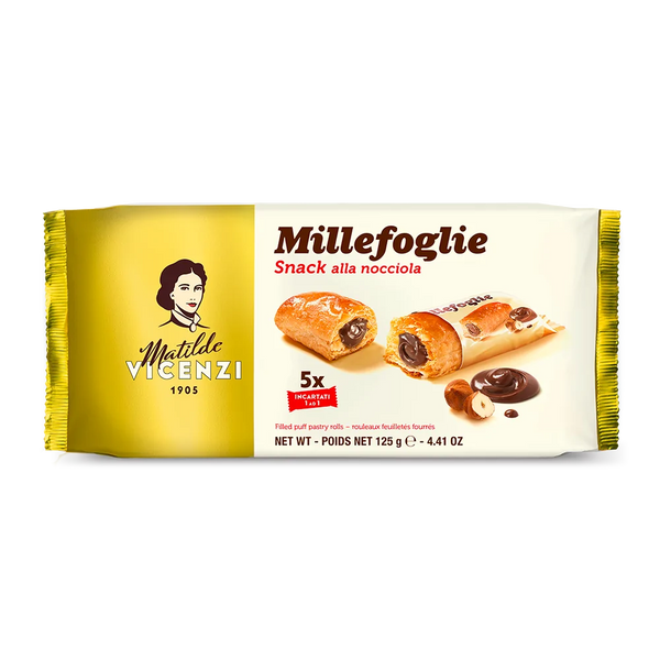 Matilde Vicenzi Millefoglie Minisnack Nocciola 125G