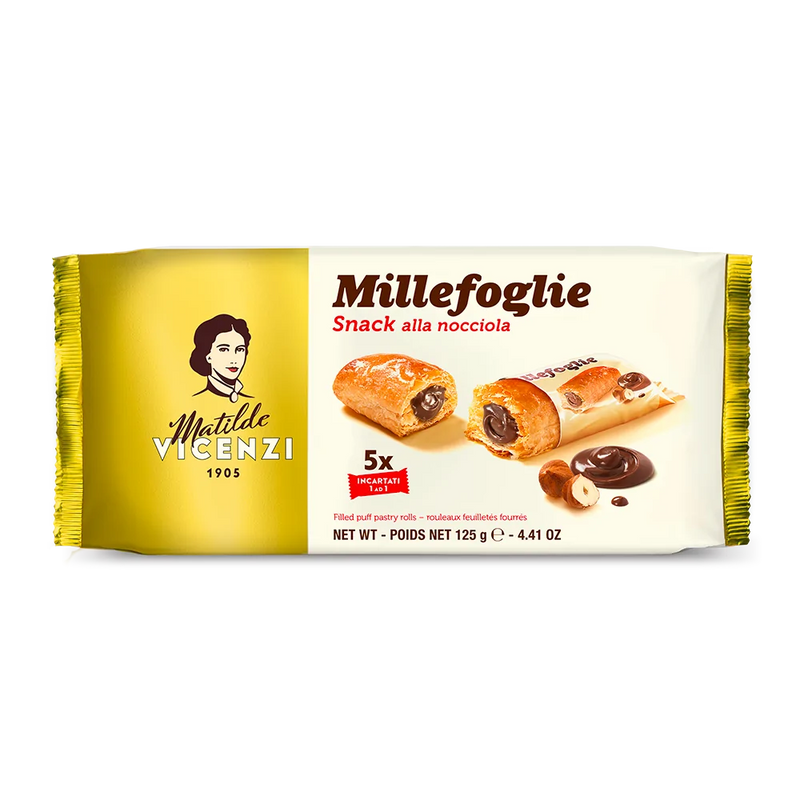 Matilde Vicenzi Millefoglie Minisnack Nocciola 125G