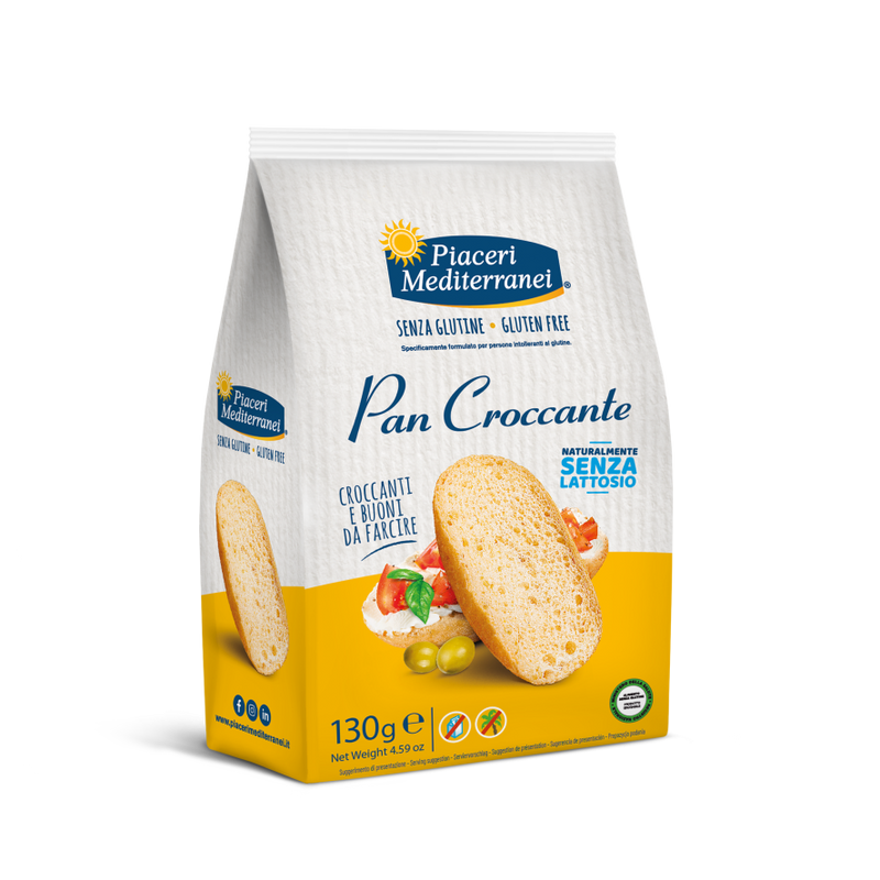 Piaceri Mediterranei Pan Croccante Croutons Gluten Free 130g