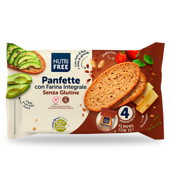 Nutrifree Panfette con Farina Integrale Gluten Free 340g