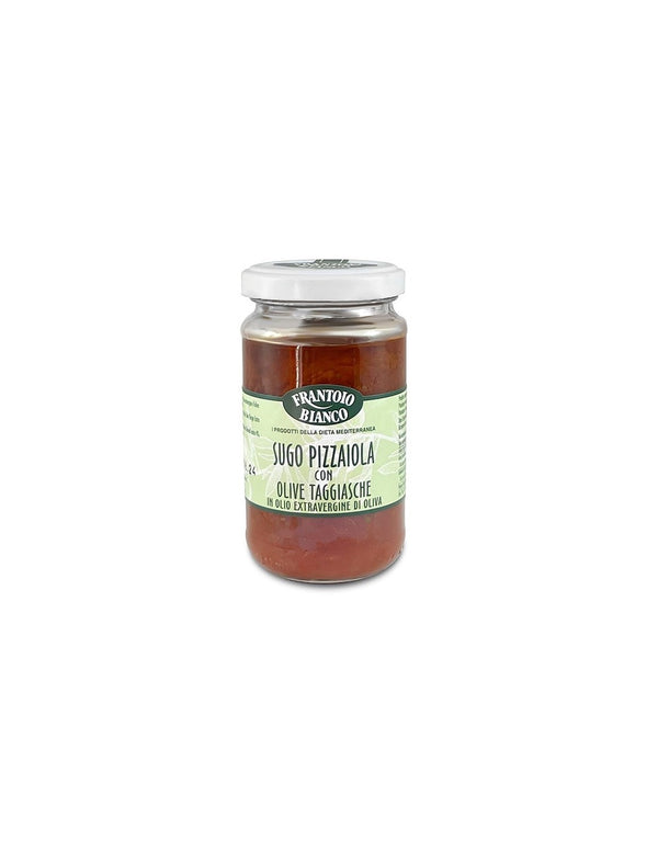 Frantoio Bianco Pizza Sauce with Taggiasca Olives 180g