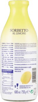 Gioia Luisa Sorbetto al limone 750g