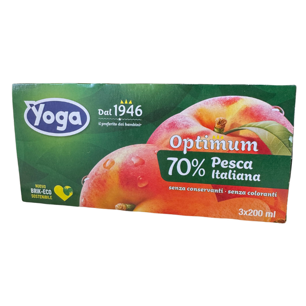 Yoga Peach Juice 3x200ml Tetra Pack