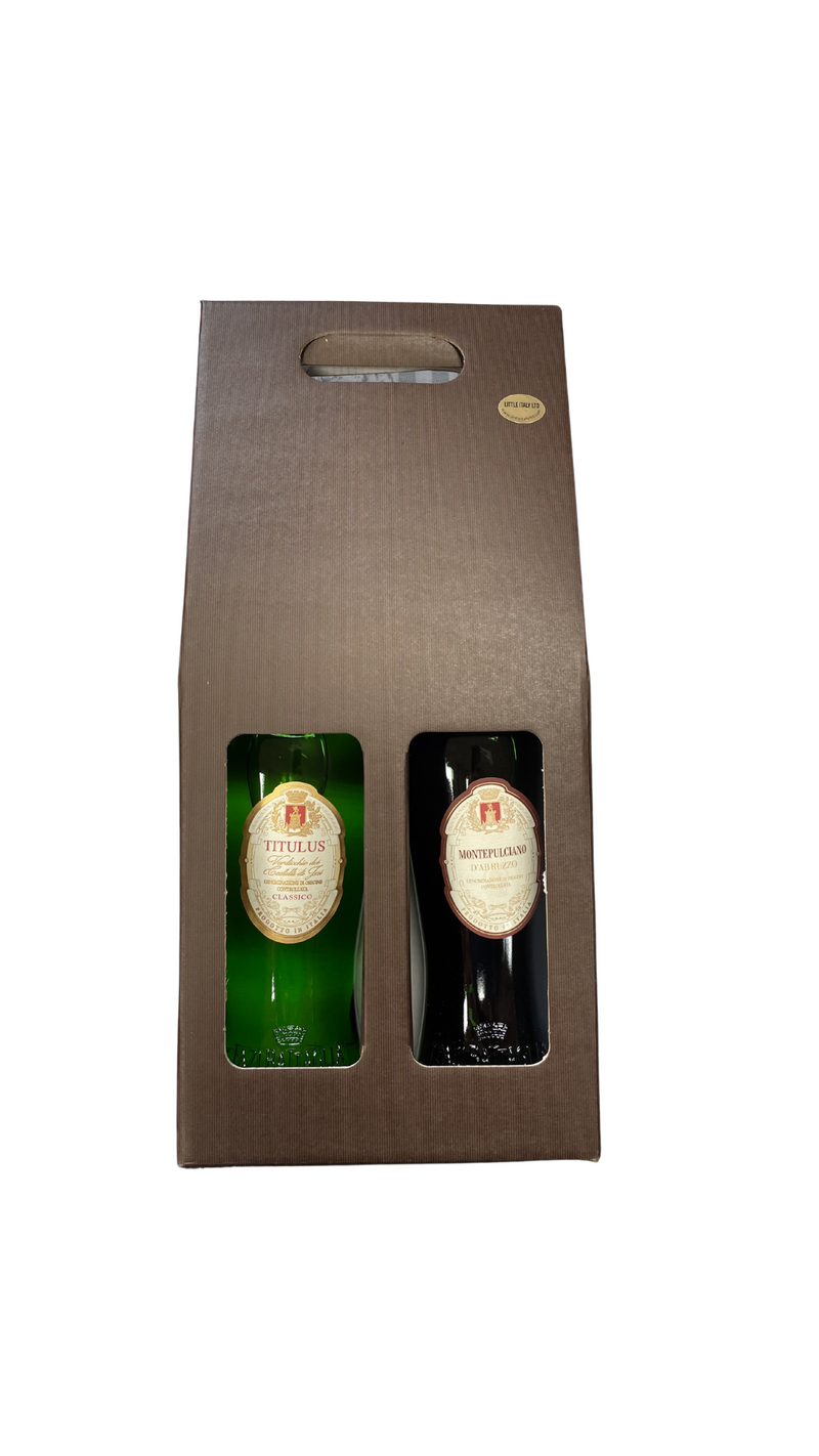 Fazi Battaglia Titulus & Montepulciano 2 Bottle Giftbox