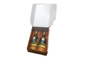 2 Bottles Wine Box with Folding Lid