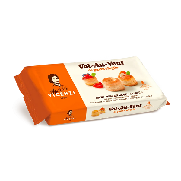 Matilde Vicenzi Volauvent Puff Pastry Shells 100g