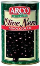ARCO PITTED BLACK OLIVES 3x5KG