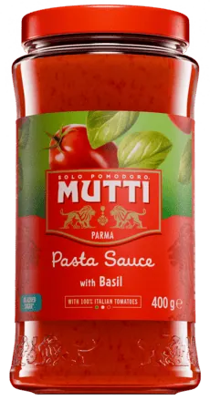 Mutti Rossoro Tomatoes with Genovese Basil 400g