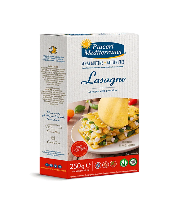 Piaceri Mediterranei Lasagne Sheets Gluten Free 250g