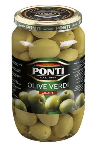 Ponti Green Giganti Olives 