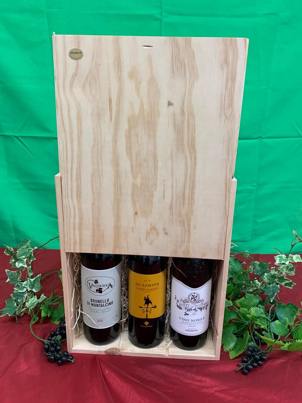 Bertani Wooden Gift Box 3 Bottles