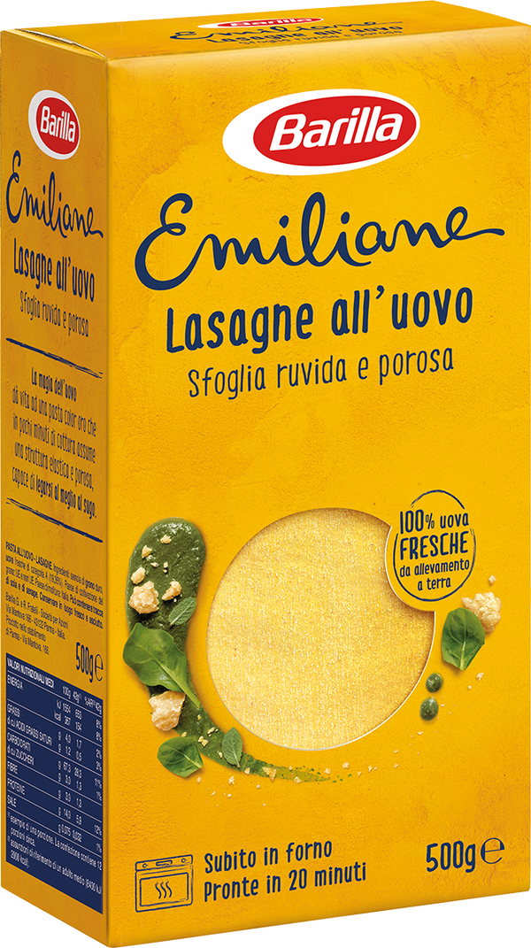 Barilla emiliane lasagne pack