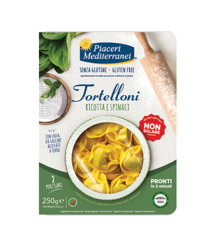 Piaceri Mediterranei Tortelloni with Spinach & Ricotta gluten free