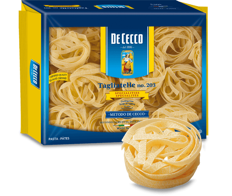 tagliatelle no.203, pasta in narrow ribbons