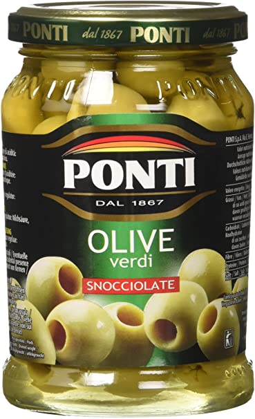Ponti Olive Verdi Snocciolate 290G