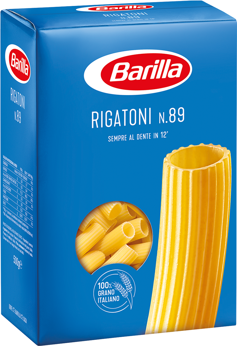 Barillo Rigatoni Barilla Rigatoni n.89 500g - Little Italy Ltd