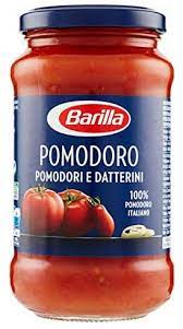 glass of barilla pomodoro tomato sauce