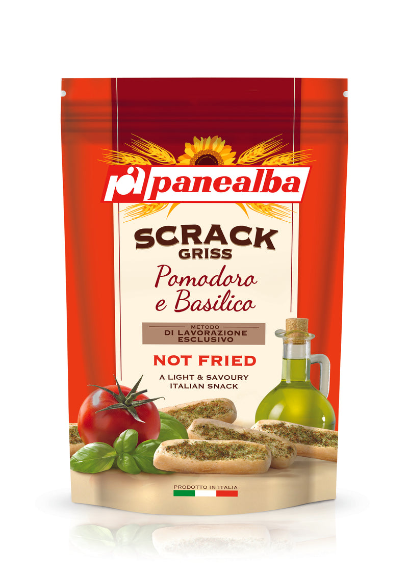 Scrack pomodoro e basilico