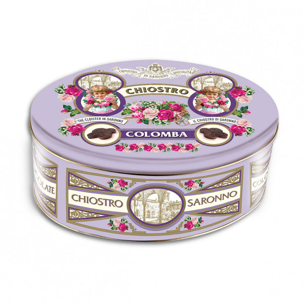 Chiostro colomba chocolate tin 