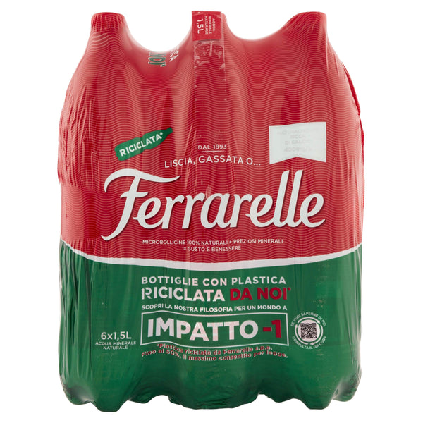 Ferrarelle Water 1.5Lt Pet (6 bottles)