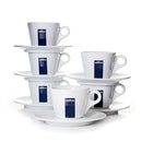 Lavazza Espresso Cups & Saucers x6