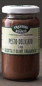 Frantoio Bianco pesto delicato con ricotta e olive taggiasche